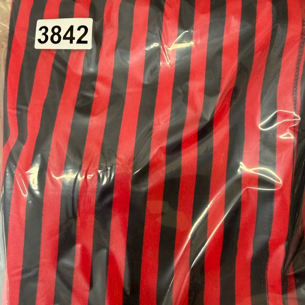 Evereve Red and Navy Striped Tee Dress - Picture 8 of 8